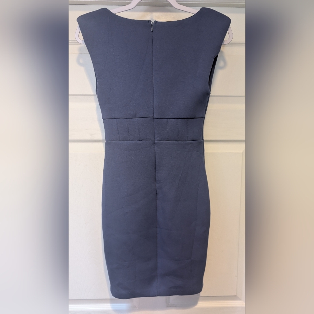 NEW! GUESS Womens Lenzing Ecovero Sleeveless Laurette Mini Dress Washed Out Navy - Picture 7 of 16
